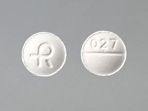 pill 027 round white|picture of alprazolam.